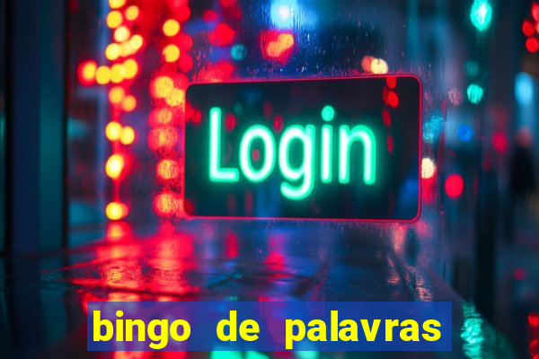 bingo de palavras de natal